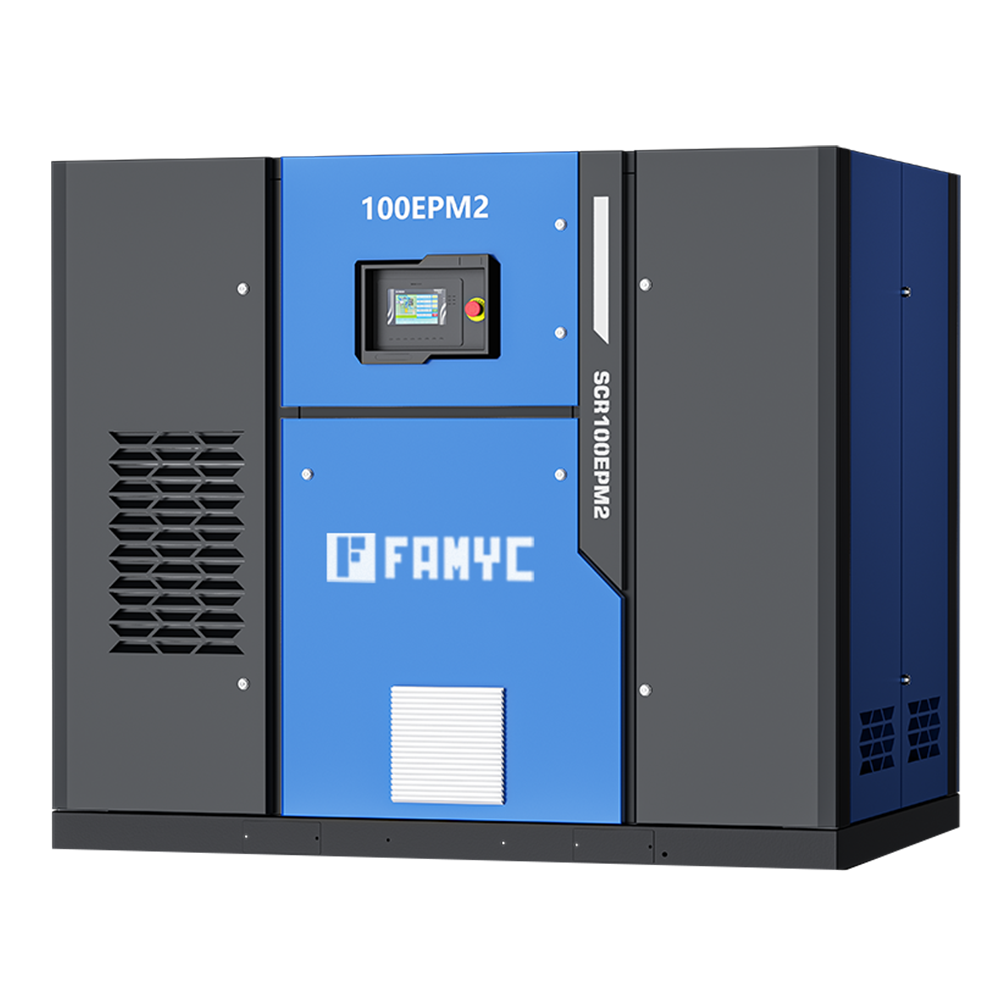 compresor de aire a tornillo velocidad variable exterior. modelo EPM2.