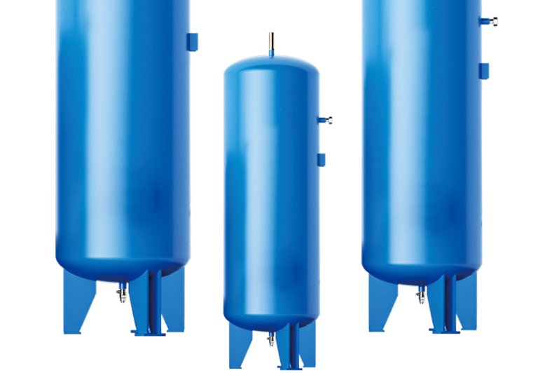 tanques de aire comprimido industriales de acero inoxidable para un sistema de aire comprimido